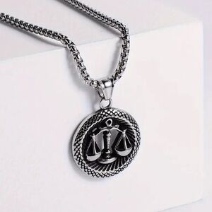 Zodiac Libra/Justice Scale Necklace